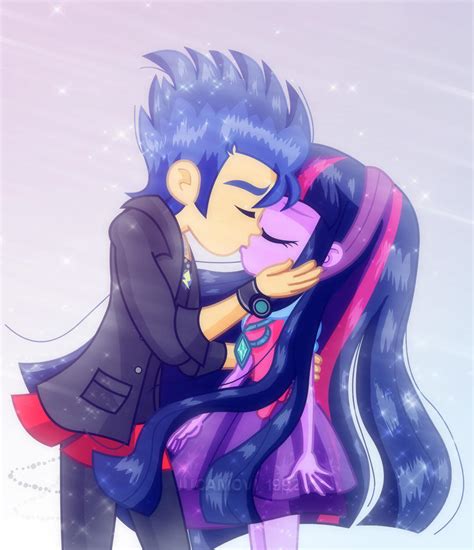 twilight and flash sentry|flash and twilight kissing.